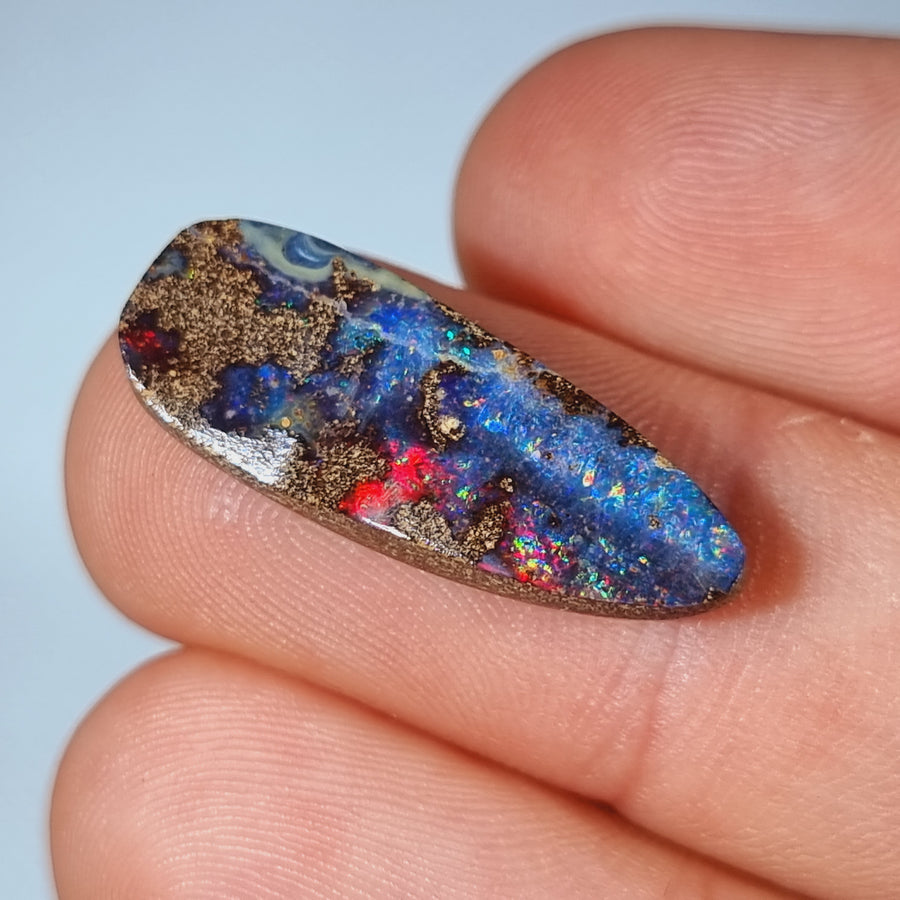 12,00 Ct großer mehrfarbiger Australischer Boulder Opal