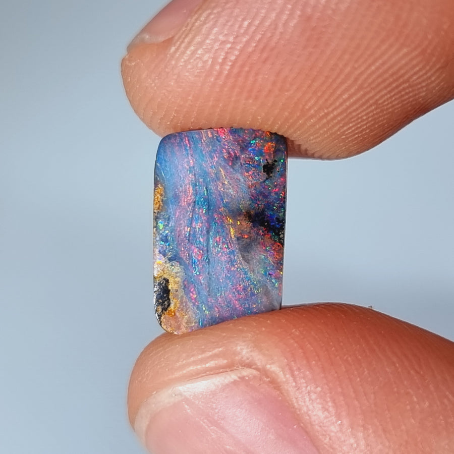 3,70 Ct schöner mehrfarbiger Boulder Opal